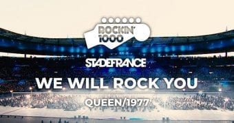 1000 Musicians Play “We Will Rock You”