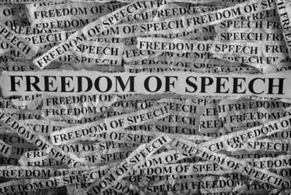 Selective freedom of speech…